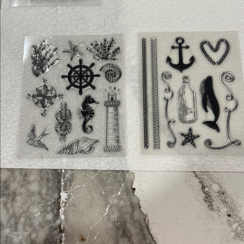 Clear Stamp Collection with Floral and Sentiment Designs - Picture 3 of 12